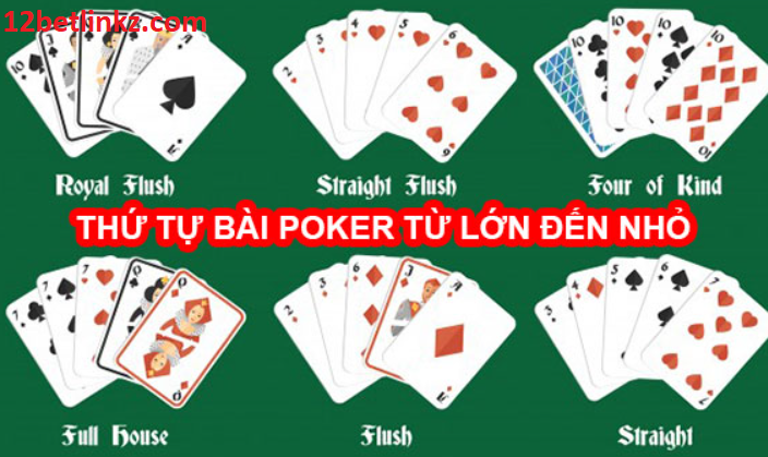 Xếp Hạng Các Tay Bài Trong Trò Chơi Poker Xếp Hạng Các Tay Bài Trong Trò Chơi Poker